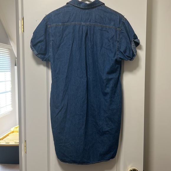GAP Denim 100% Cotton Oversized Shirt Dress - Picture 4 of 8